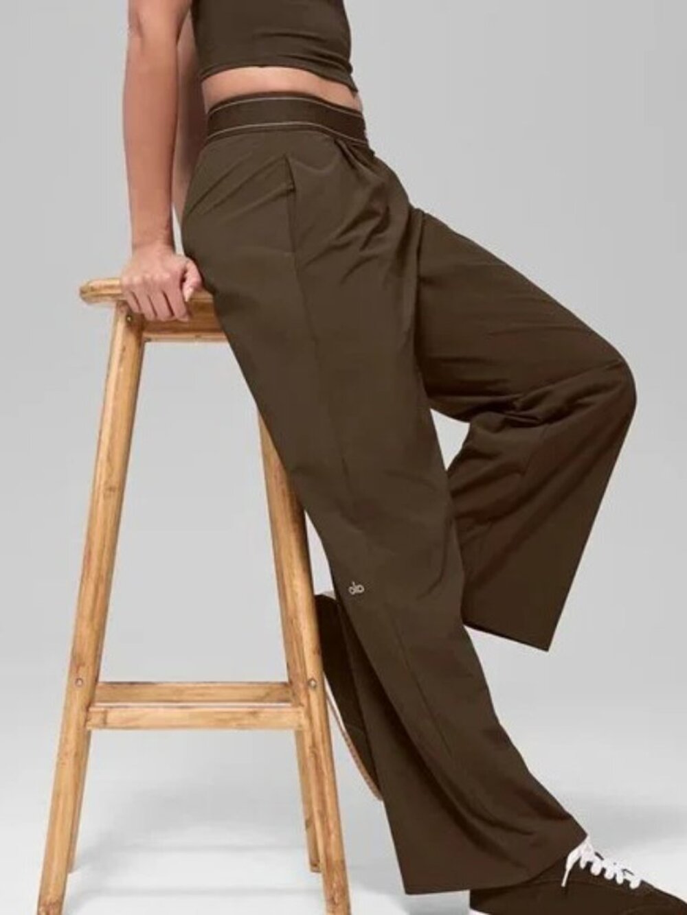 ☕🔥Alo Yoga Suit Up Trouser Coffee Brown (Regular Version) - Picture 12 of 12